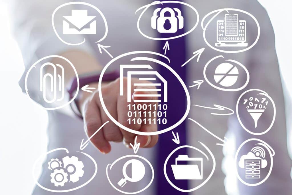 La digitalisation des données.
